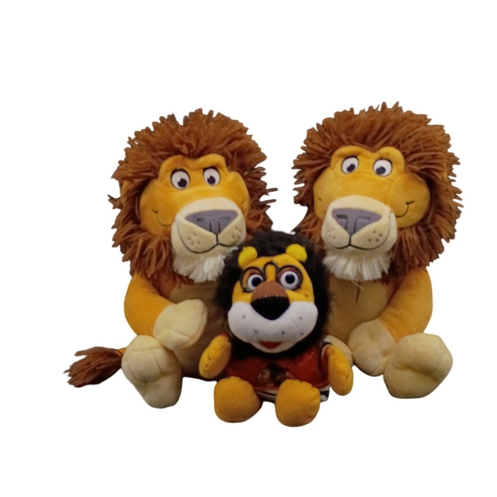 Kohls Cares Lion Plush Set & BMO Harris Bank Hubert the Lion Mascot Bundle 3pc
